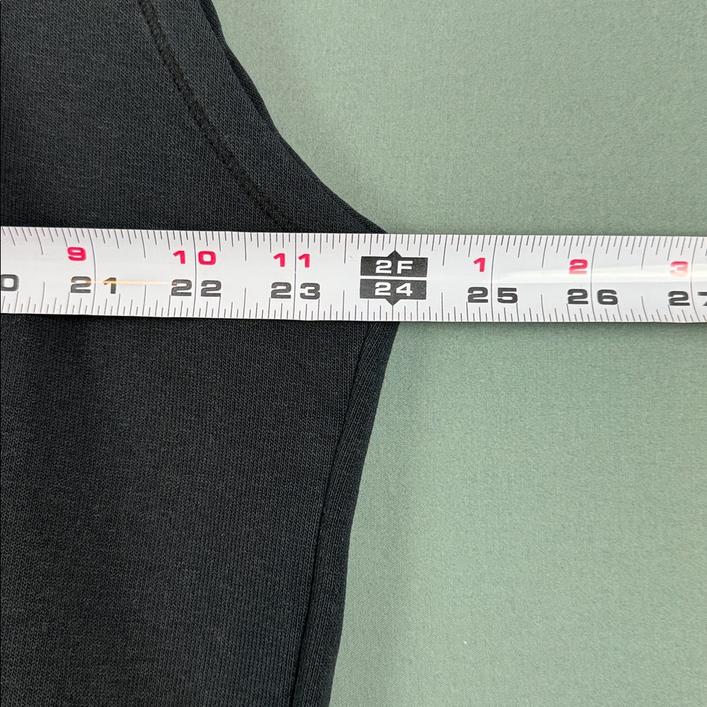 Michael Jordon Black Sleeveless Hoodie with Logo - Picture 11 of 11